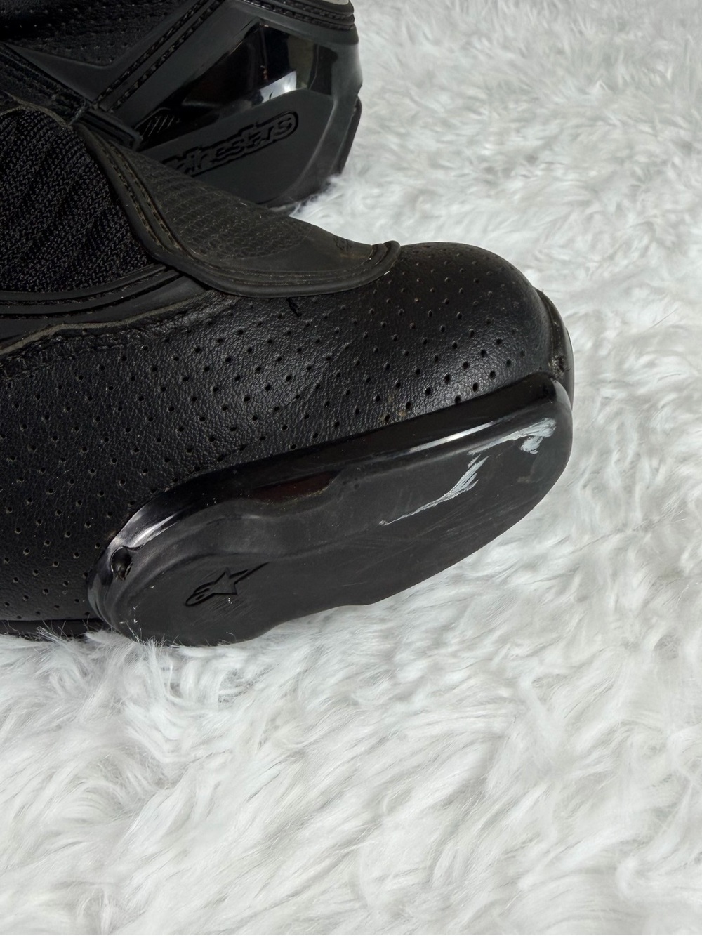 Alpinestars SMX-1 R Vented v2 Motorcycle Boots All Black Men’s 11.5 EUR 46 Moto - Picture 6 of 15